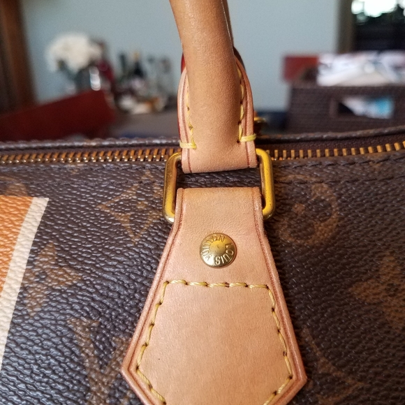 SOLD@! Louis Vuitton Heritage Monogram Satchel - Picture 5 of 12